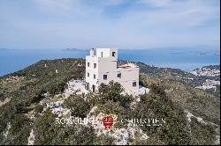 LUXURY SEA VIEW VILLA FOR SALE ARGENTARIO, FORMER LIGHTHOUSE TUSCAN COAST