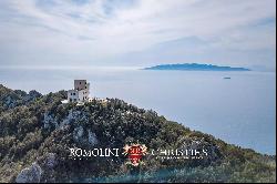 LUXURY SEA VIEW VILLA FOR SALE ARGENTARIO, FORMER LIGHTHOUSE TUSCAN COAST