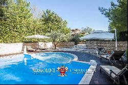 MODERN VILLA WITH OLIVE GROVE FOR SALE UMBRIA ASSISI