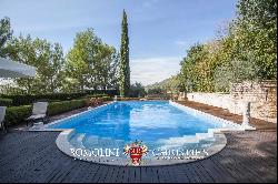 MODERN VILLA WITH OLIVE GROVE FOR SALE UMBRIA ASSISI