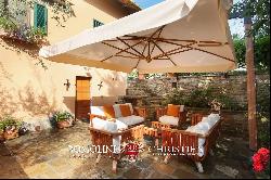 VILLA WITH OLIVE GROVE FOR SALE IN CASTIGLION FIORENTINO, TUSCANY