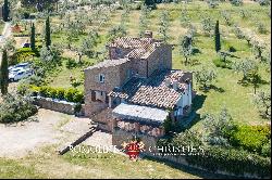 ECO-FRIENDLY FARMHOUSE WITH GARDEN AND OLIVE GROVE FOR SALE TUSCANY