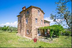 ECO-FRIENDLY FARMHOUSE WITH GARDEN AND OLIVE GROVE FOR SALE TUSCANY