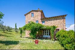 ECO-FRIENDLY FARMHOUSE WITH GARDEN AND OLIVE GROVE FOR SALE TUSCANY