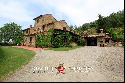 TUSCANY: LUXURY VILLA WITH PANORAMIC VIEW AND TENNIS COURT FOR SALE, AREZZO, POOL, OLIVE 