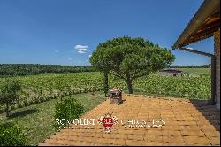 WINE ESTATE WITH 13 HA OF VINEYARDS FOR SALE ON THE TRASIMENO LAKE, UMBRIA