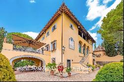 LUXURY RESTORED VILLA FOR SALE  30 MINUTES FROM FLORENCE, CHIANTI CLASSICO VINEYARDS