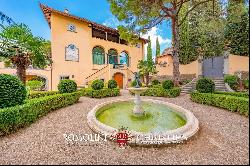 LUXURY RESTORED VILLA FOR SALE  30 MINUTES FROM FLORENCE, CHIANTI CLASSICO VINEYARDS