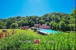 FORMER MILL WITH POOL FOR SALE BETWEEN FLORENCE AND AREZZO, TUSCANY