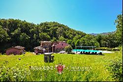 FORMER MILL WITH POOL FOR SALE BETWEEN FLORENCE AND AREZZO, TUSCANY