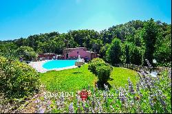 FORMER MILL WITH POOL FOR SALE BETWEEN FLORENCE AND AREZZO, TUSCANY