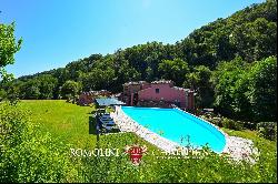 FORMER MILL WITH POOL FOR SALE BETWEEN FLORENCE AND AREZZO, TUSCANY