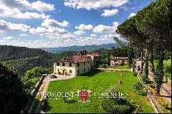 MANORIAL VILLA WITH VINEYARDS FOR SALE IN CHIANTI RUFINA, TUSCANY