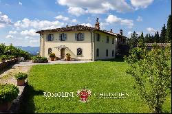 MANORIAL VILLA WITH VINEYARDS FOR SALE IN CHIANTI RUFINA, TUSCANY