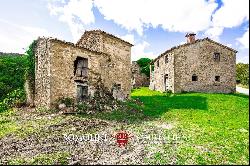 RURAL HAMLET TO BE RESTORED FOR SALE IN UMBRIA, CITTa DI CASTELLO