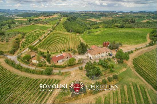 WINE ESTATE WITH 16 HA OF VINEYARDS FOR SALE IN CHIANTI, FLORENCE