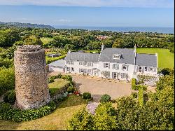 Detached Residence with Sea Views and Historic Mill