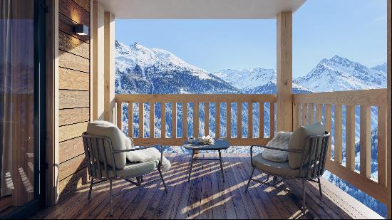 Exceptional project with 10 luxurious apartments in Grimentz, Valais.