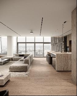 Modern luxury apartment with an iconic city views