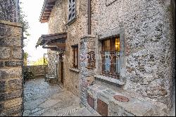 Exquisite portion of a house in a medieval village