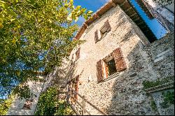 Exquisite portion of a house in a medieval village