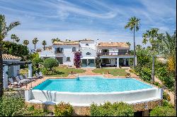 Fantastic villa with sea views and overlooking the golf course.