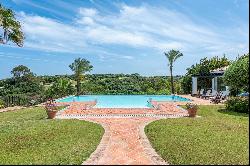 Fantastic villa with sea views and overlooking the golf course.