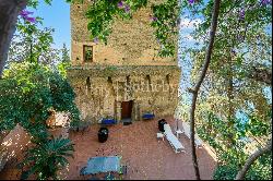 Saracen tower in the heart of the Amalfi coast