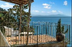 Saracen tower in the heart of the Amalfi coast