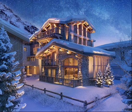 Beautiful 2-bedroom apartment in a new development in the heart of Val-d'Isere.