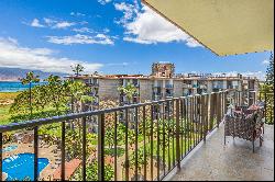 Ocean view penthouse along white sandy beach