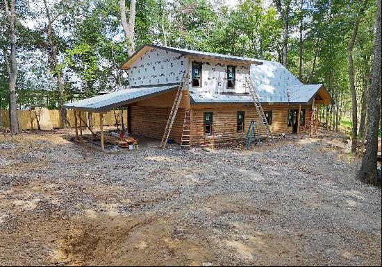 Custom Built Log Home that Offers All the Joys of Mountain Living