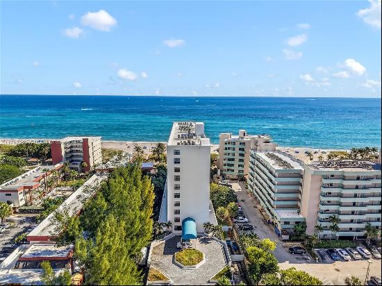 Direct Oceanfront Mid-Rise on the Northern Part of Pompano Beach, just south of the Hillsb