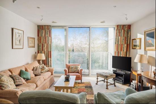 A bright and spacious two double bedroom apartment with views of Battersea Park.