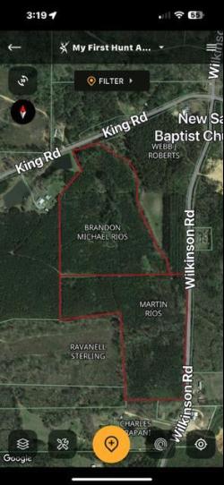 0 Wilkinson/King Rd, Liberty MS 39645