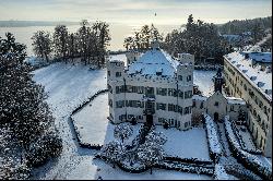 Schloss Possenhofen: Magnificent bel étage with lake view including attic floor