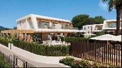 New semi-detached house in Cala Ratjada in modern complex with pool and parking space