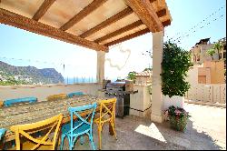 Large mediterranean penthouse in Port Andratx with guest apartment and sea view