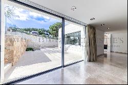 Large contemporary new build villa in Sol de Mallorca with sea views and large garden