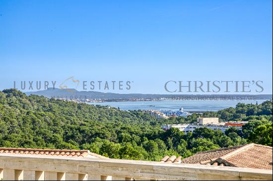 Completely renovated villa in Genova near Palma de Mallorca with fantastic sea views