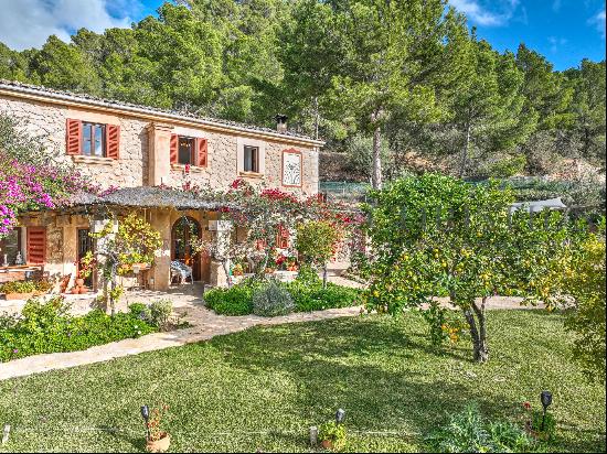 Historic natural stone finca in the south-west of Mallorca in S'Arraco