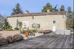 Château & guardian cottage, with pool and jacuzzi, set within well managed gardens