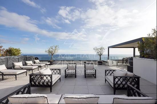 Penthouse - panoramic sea view near Monaco