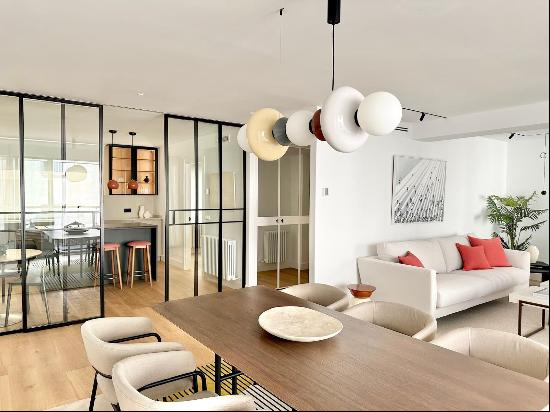 Sophisticated home with large windows to enjoy the views of the city in the refined distr