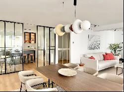 Sophisticated home with large windows to enjoy the views of the city in the refined distr