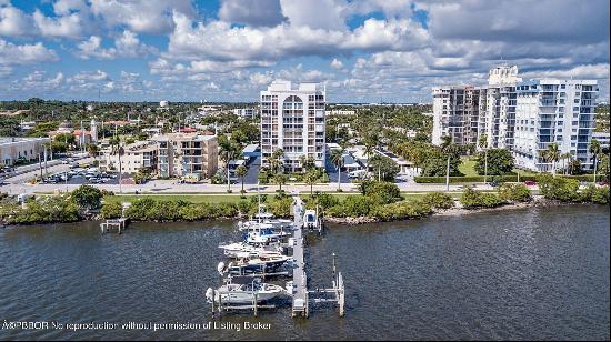 Enjoy Intracoastal and Marina views from this charming 2/2 apartment. Located in highly de