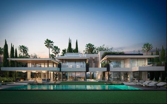 This newly built villa is a masterpiece of modern Mediterranean living.