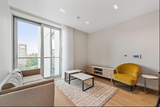 An exceptional one-bedroom apartment located in the prestigious Lillie Square development,