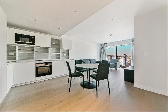 A modern apartment situated in Chelsea Creek, a popular development in Fulham, SW6