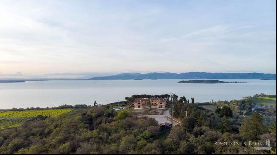 Trasimeno Lake View House with pool, Magione, Perugia - Umbria